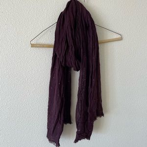 Purple banana republic scarf